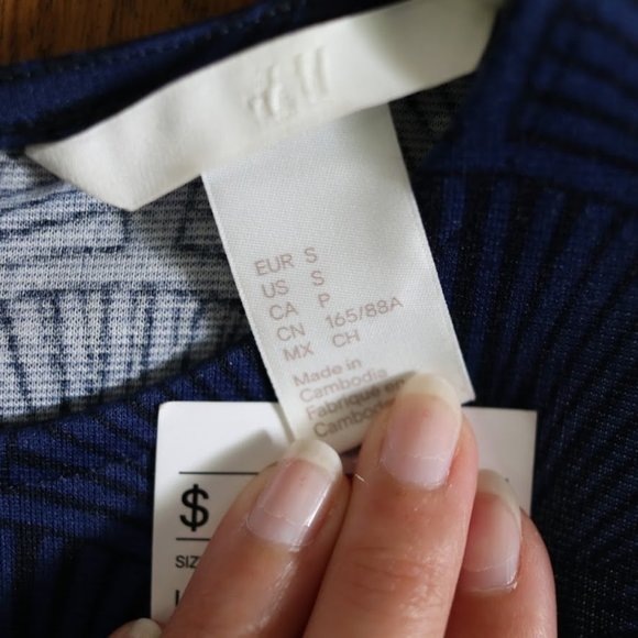 H&M Sleeveless Side Slit Boho Sheath Dress - NWT! Size S - Picture 13 of 15